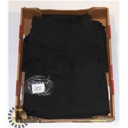 4 NEW PAIRS OF SZ 32 MENS BLACK WALKING SHORTS