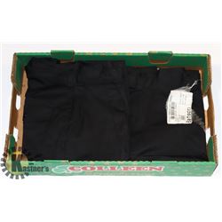 3 NEW PAIRS OF SZ 20 LADIES BLACK WALKING SHORTS