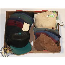 LARGE LOT OF HATS INCLUDING SNAP BACK HATS & MORE