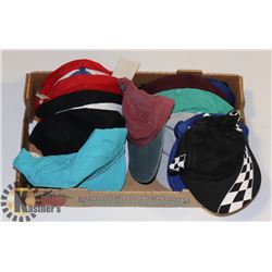 LARGE LOT OF HATS INCLUDING SNAP BACK HATS & MORE