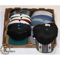 LARGE LOT OF HATS INCLUDING SNAP BACK HATS & MORE