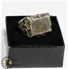 Image 1 : ANTIQUE RING SIZE 8 OUTSIDE, INSIDE DECORATED