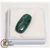 Image 1 : #115-RARE GREEN SAPPHIRE GEMSTONE 26.5CT