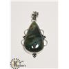 Image 1 : #205-INDIA BLOODSTONE PENDANT