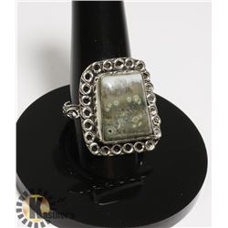 #201-OCEAN JASPER RING SIZE 8