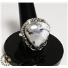 Image 1 : #209-DENDRITIC OPAL RING SIZE 8.5