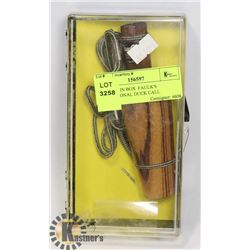VINTAGE IN BOX  FAULK'S PROFESSIONAL DUCK CALL