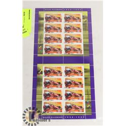 SHEET OF GILLES VILLENEUVE 1950-1982 CANADIAN