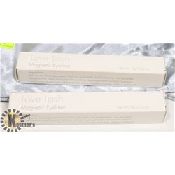 2 LOVE LASH MAGNETIC EYELINERS MEDITATION BLACK