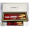Image 1 : VINTAGE IN ORIGINAL BOX SHEFFIELD CARVING SET WITH