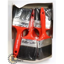 3" PAINT BRUSHES. BRAND NEW 10PCS IN BOX
