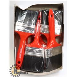 3" PAINT BRUSHES. BRAND NEW 10PCS IN BOX