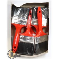 3" PAINT BRUSHES. BRAND NEW 10PCS IN BOX