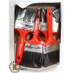 3" PAINT BRUSHES. BRAND NEW 10PCS IN BOX