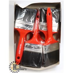 3" PAINT BRUSHES. BRAND NEW 10PCS IN BOX