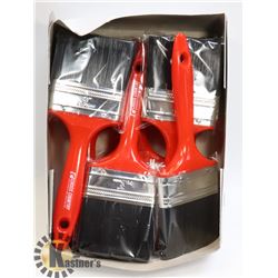 3" PAINT BRUSHES. BRAND NEW 10PCS IN BOX