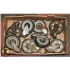 Image 1 : LOT OF 8 CASTORS / CART WHEELS