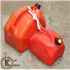 Image 1 : 2 GAS CANS VARIOUS SIZES