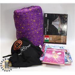 FIVE GIRL'S BOOKS, 3-D MAYAN PUZZLE , COLEMAN