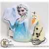 Image 1 : TWO FROZEN LAMPS - SINGING ELSA WITH REMOTE