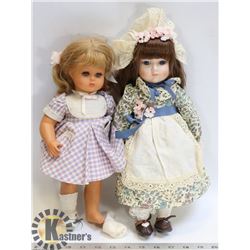 TWO COLLECTABLE VINTAGE DOLLS