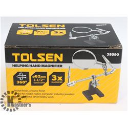 NEW TOLSEN HELPING HAND MAGNIFIER