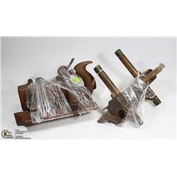 LOT OF TWO ANTIQUE WOOD PLANES