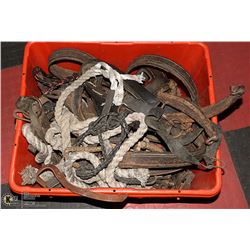 BATCH OF HORSE GEAR, 2 SET OF HARNESS AND MORE