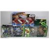 Image 1 : LOT OF 3 NEW STAR WARS FIGURES SETS INC HOTWHEELS