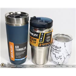 LOT OF TWO STANLEY VACUUM TRAVEL CUP AND EDDIE