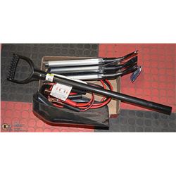 FLAT OF SNOW SHOVEL, 3PCS OF SNOW BRUSH AND