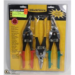 WORKFORCE 3PCS AVIATION SNIP SET