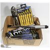 Image 1 : FLAT OF ASSORTED TOOLS INCLUDE 3/8 DRIVE