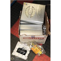 BOX OF SCENTED CANDLES - 4 PACKS OF 30PCS PLUS