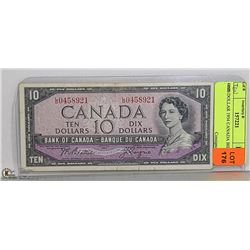 TEN DOLLAR 1954 CANADA BILL