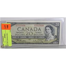 $20 1954 CANADA BILL