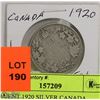 Image 1 : 50CENT 1920 SILVER CANADA