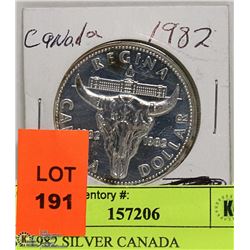 $1 1982 SILVER CANADA