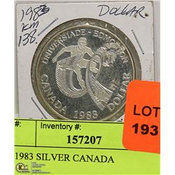 $1 1983 SILVER CANADA