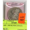 Image 1 : $1 1858 - 1958 SILVER CANADA
