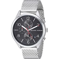 NEW MICHAEL KORS 3-CHRONO BLACK DIAL MSRP$341