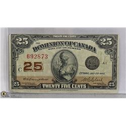 1923 CAD SHINPLASTER