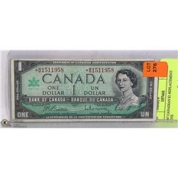 1967 CANADIAN $1 REPLACEMENT NOTE