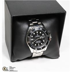 ROLEX BLACK/CHROME SUBMARINER MENS REPLICA