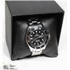 Image 1 : ROLEX BLACK/CHROME SUBMARINER MENS REPLICA