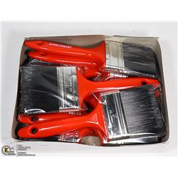 BOX OF 12 - 3" PAINT BRUSHES