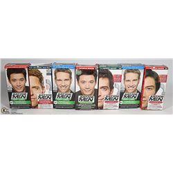 LOT OF JUST FOR MEN HAIR COLOR INCLUDES DARK BROWN