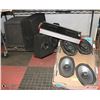Image 1 : CAR AUDIO LOT INCLUDES -  3 SPEAKER BOXES