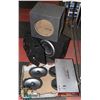 Image 2 : CAR AUDIO LOT INCLUDES -  3 SPEAKER BOXES