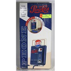 NOSTALGIC PEPSI VENDING MACHINE TELEPHONE WALL